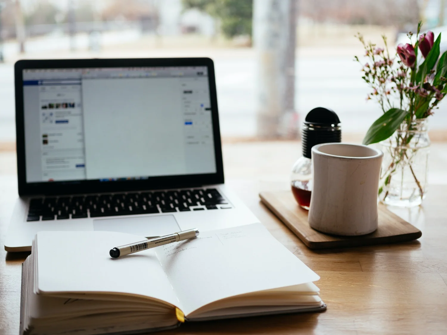 Professional Bookkeeping work desk